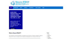 Desktop Screenshot of neuro-ifrahinstructors.com